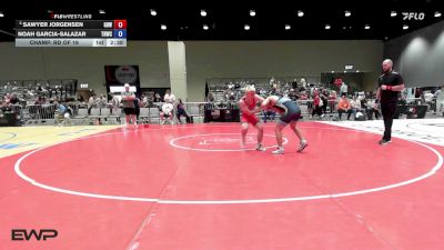 150 lbs Champ. Rd Of 16 - Sawyer Jorgensen, Greater Heights Wrestling vs Noah Garcia-Salazar, Top Notch Wrestling Club