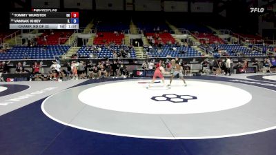 120 lbs Champ. Rd Of 32 - Tommy Wurster, OH vs Vannak Khiev, IL