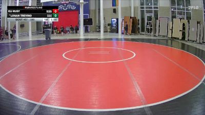 190 lbs Champ. Round 2 - Eli Rust, Williamina vs Logan Trevino, Calvary Chapel
