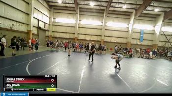 120 lbs Cons. Round 2 - Jonas Stock, Oregon vs Jed Davis, Alaska