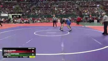 D1-215 lbs Semifinal - Dylan Russo, Olen. Liberty vs Logan Shephard, Mass. Perry