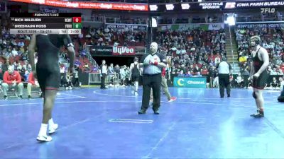 3A-215 lbs Champ. Round 2 - Dreshaun Ross, Fort Dodge vs Nick Milburn, Newton