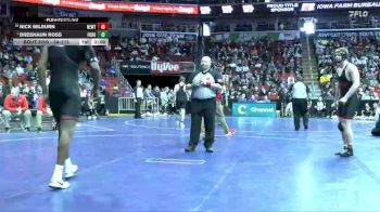 3A-215 lbs Champ. Round 2 - Dreshaun Ross, Fort Dodge vs Nick Milburn, Newton