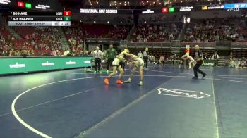 1A-120 lbs Cons. Semi - Joe Hackett, Columbus Catholic vs Bo Hake, Louisa-Muscatine