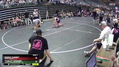 150 lbs Round 3 (6 Team) - Tynsley Leonard, Kansas Lavendar Dragon vs Danica Shorey, North Dakota 2