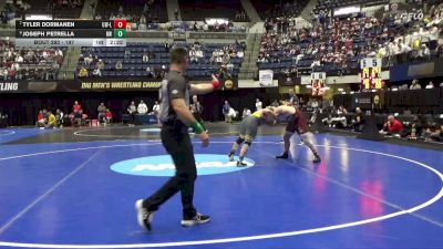 197 lbs Cons. Round 2 - Tyler Dormanen, Wis.-La Crosse vs Joseph Petrella, Baldwin Wallace