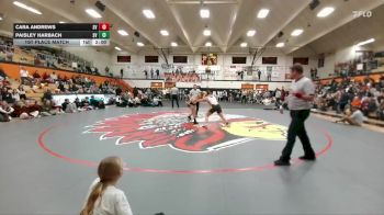 145 lbs 1st Place Match - Cara Andrews, Star Valley vs Paisley Harbach, Star Valley