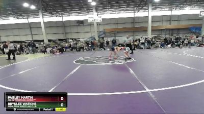 80-85 lbs Round 3 - Brynlee Watkins, Middleton Wrestling Club vs Paisley Martin, All In Wrestling Academy