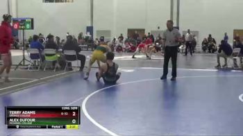 125 lbs Cons. Semi - Terry Adams, Ursinus College vs Alex DuFour, McDaniel College