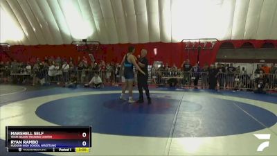 220 lbs 1st Place Match - Marshell Self, Team Nazar Training Center vs Ryan Rambo, Hudson High School Wrestling
