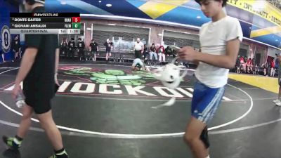 106 Gold Quarterfinal - Donte Gaiter, Braddock vs Giovani Ansaldi, Fleming Island