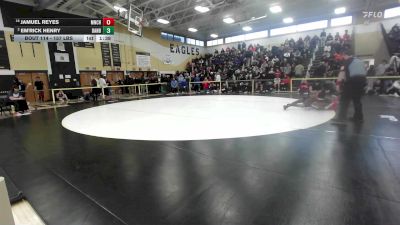 157 lbs Round Of 16 - Jamuel Reyes, Manchester vs Em'rick Henry, Danbury