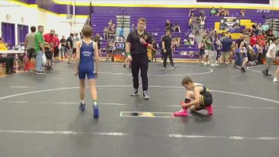 80 lbs Cons. Semi - Chase Hood, Summerville Take Down vs Holden Holyfield, Legacy Elite Wrestling