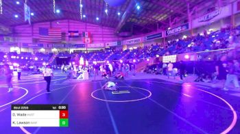 113 lbs Consi Of 8 #2 - Derek Wade, Mustang WC vs Karter Lawson, Basement Brawlers