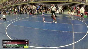 56 lbs Cons. Semi - Olivia Rios, Toppenish USA Wrestling Club vs Bristol Coltrinari, Fruita Wildcat Wrestling Club