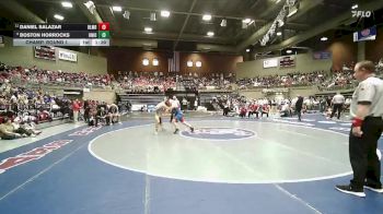 3A 175 lbs Champ. Round 1 - Daniel Salazar, Ben Lomond vs Boston Horrocks, Union