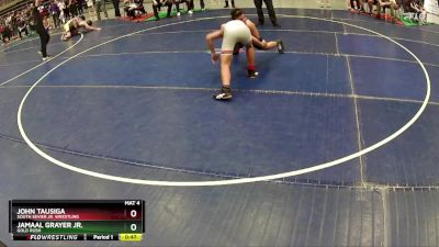 160 lbs Cons. Round 2 - John Tausiga, South Sevier Jr. Wrestling vs Jamaal Grayer Jr., Gold Rush