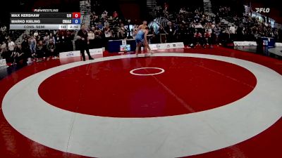 71kg Cons. Semi - Max Kershaw, Saskatoon Junior Huskies vs Marko Kieling, Coast Wrestling Academy & Society