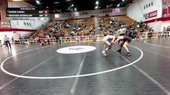 144 lbs Cons. Round 3 - Kason Cahill, Rock Springs vs Brayden McMullan, Green River