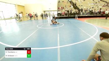 100-H lbs Quarterfinal - Oumar Tounkara, St. Benedict's Prep vs Reid Ordower, Este Built