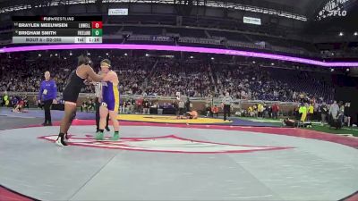 D2-285 lbs Champ. Round 1 - Brigham Smith, Freeland vs Braylen Meeuwsen, Lowell