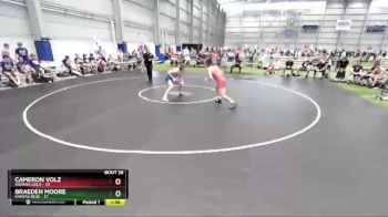 132 lbs Placement Matches (16 Team) - Cameron Volz, Indiana Gold vs Braeden Moore, Kansas Blue