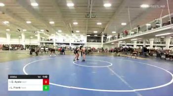 220 lbs Consi Of 16 #2 - Danyel Ayala, Norton vs Logan Frank, Taunton