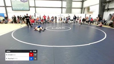 68 lbs Rr Rnd 3 - Braxon Crook, Bad Karma vs Ryder Ascherl, Maine Trappers