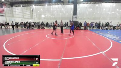 218 lbs Quarterfinal - Jaden Delgado, Arlington vs Gift Nworoko, Legend