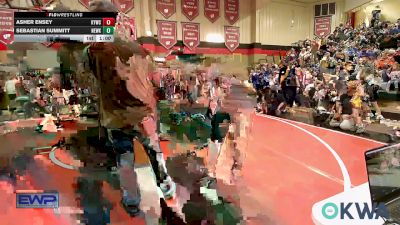 37 lbs Rr Rnd 2 - Asher Ensey, Kiefer Youth Wrestling Club vs Sebastian Summitt, Newkirk Takedown Club