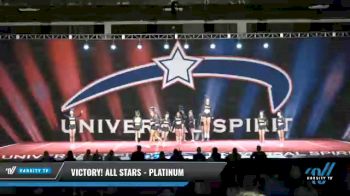 Victory! All Stars - Platinum [2021 L6 Senior - XSmall - B Day 2] 2021 Universal Spirit-The Grand Championship