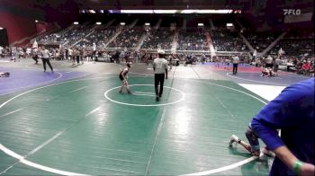 73 lbs Consi Of 8 #2 - Weston Currie, Athlos Wrestling vs Lindyn King, Casper WC