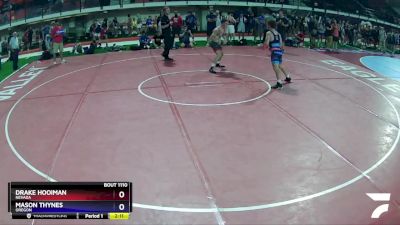 138 lbs Quarterfinal - Drake Hooiman, Nevada vs Mason Thynes, Oregon