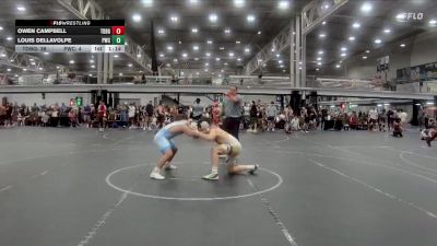 157 lbs Round 1 (8 Team) - Owen Campbell, TDWC Maniacs Blue & Gold vs Louis Dellavolpe, Pirates WC