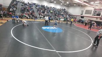 121 lbs Cons. Round 2 - Carter Reyes, Penn Manor Hs vs Conner Shenk, Lampeter Strasburg Hs