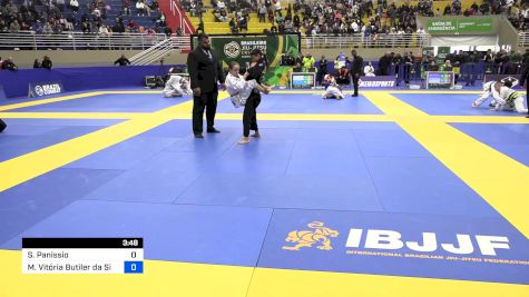 Sofia Panissio vs Maria Vitória Butiler Da Silva 2025 Kids Brasilieros