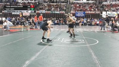 A - 144 lbs Cons. Semi - Todd Whitescarver, Stevensville vs Djay Wipf, Billings Central/Joliet