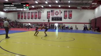 125 lbs Cons. Round 2 - Caden Garriott, Unattached vs Pheonix Cruz, Simpson University