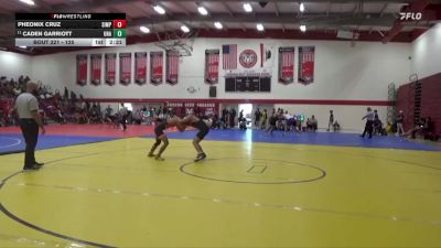 125 lbs Cons. Round 2 - Caden Garriott, Unattached vs Pheonix Cruz, Simpson University