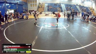 138 lbs Round 7 (8 Team) - SEBASTIAN BONOCHEA, NFWA vs Michael Adamick, Soldier City Lions Den