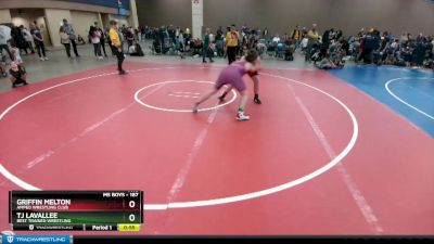 187 lbs Round 3 - Tj Lavallee, Best Trained Wrestling vs Griffin Melton, Amped Wrestling Club