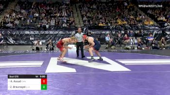 184 lbs Semifinal - Abe Assad, Iowa vs Zachary Braunagel, Illinois