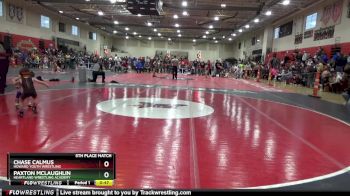 45 lbs 5th Place Match - Chase Calmus, Howard Youth Wrestling vs Paxton McLaughlin, Heartland Wrestling Academy