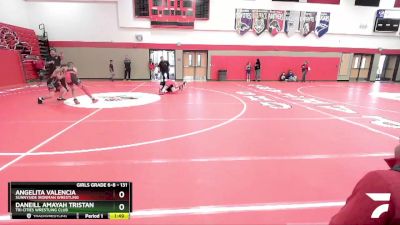 131 lbs Round 1 - Angelita Valencia, Sunnyside Ironman Wrestling vs Daneill Amayah Tristan, Tri Cities Wrestling Club