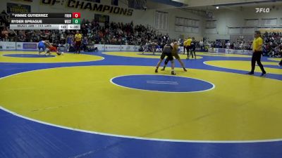 141 lbs Round Of 16 - Vinnie Gutierrez, Fountain Valley vs Ryder Sprague, West Linn (OR)