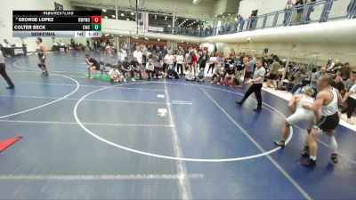 165 lbs Semifinal - Colter Beck, Champions Wrestling Club vs George Lopez, Riverton Wolf Pack Wrestling Club