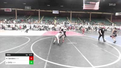 69 lbs Rr Rnd 2 - Hunter Sanders, Stout Wr Ac vs Jayce Ortiz, Lockjaw WC