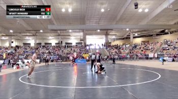 A 157 lbs Quarterfinal - Wyatt Howard, Pigeon Forge High School vs Lincoln Rich, Station Camp High School