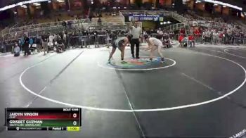 135 lbs Cons. Round 1 - Jaidyn Vinson, Clay vs Grisbet Guzman, South Lake (Groveland)