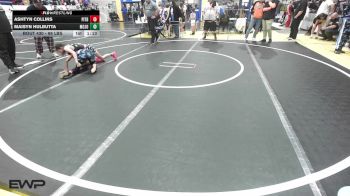 88 lbs Rr Rnd 3 - Ashtyn Collins, Pitbull Wrestling Academy vs Maisyn Hulbutta, Mojo Grappling Academy